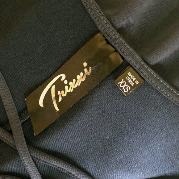 NWT Trixxi Long Sleeve Dress in Stormy Blue Size XXS - Picture 8 of 12